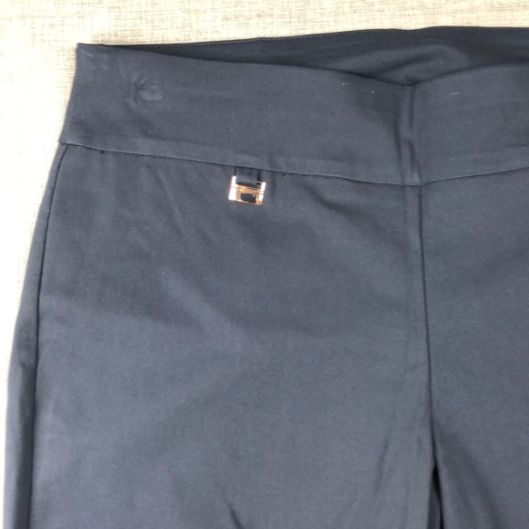 18W Petite Alfani Navy Dress Capri Pants - Picture 3 of 5